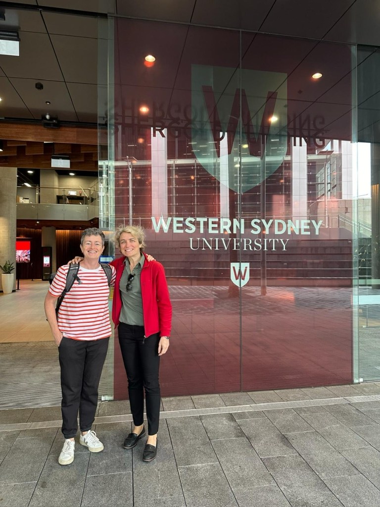 Antonia Liguori with Alison Barnes at Western Sydney University